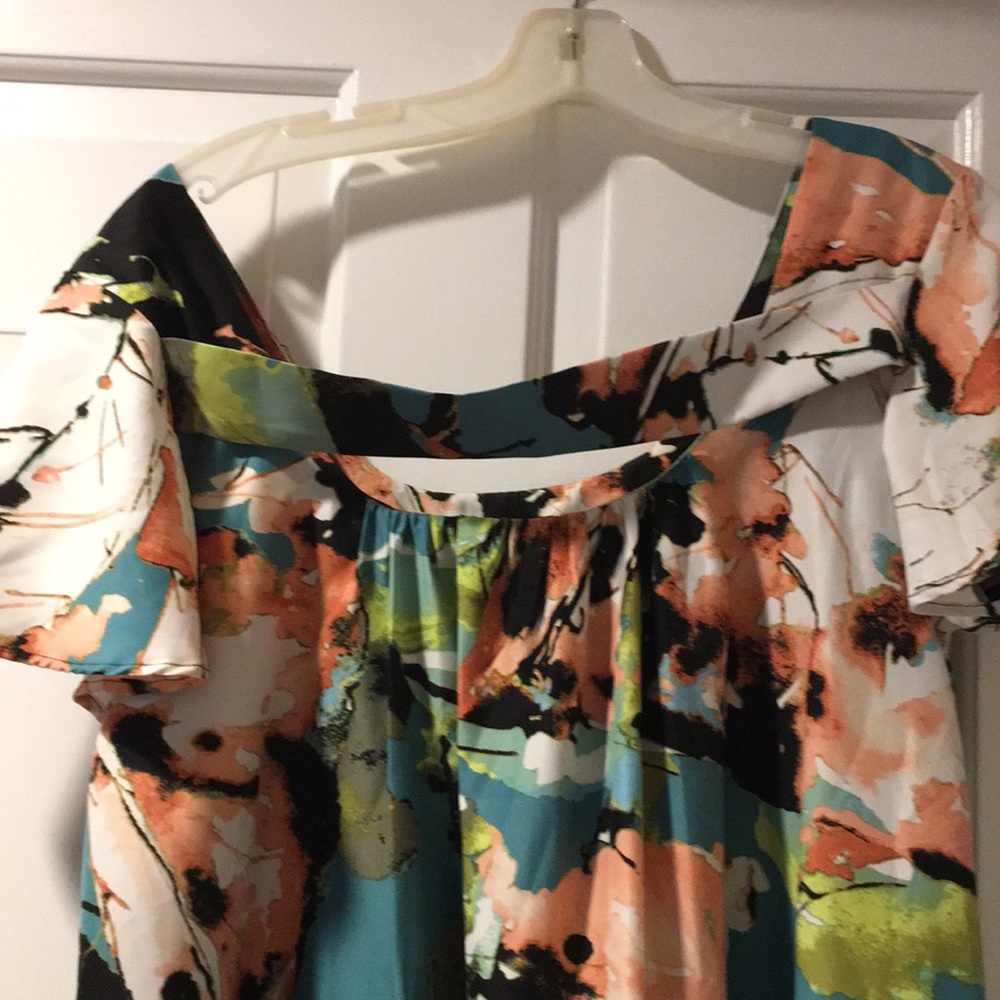Print dress from Anthropologie